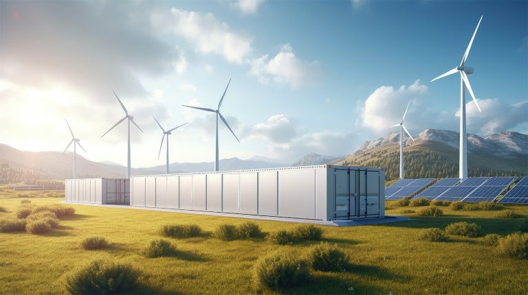 Sistemi di accumulo BESS con eolico e fotovoltaico
